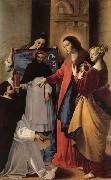 MAINO, Fray Juan Bautista The Virgin,with St.Mary Magdalen and St.Catherine,Appears to a Dominican Monk in Seriano china oil painting reproduction